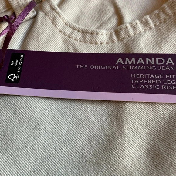 🩵Gloria Vanderbilt Amanda jeans size 14 NWT - Picture 2 of 8